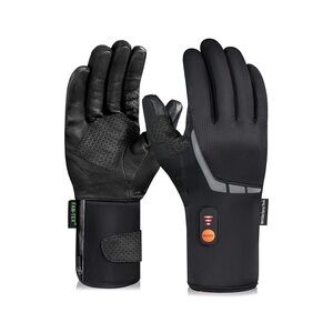 Luckcolor Heated Gloves for Men Women Rechargeable Waterproof Winter Gloves